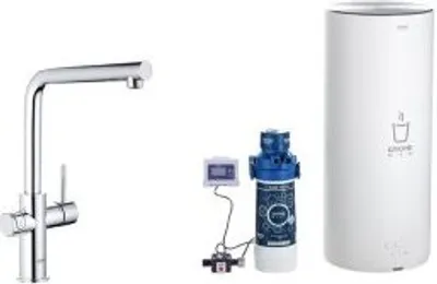Obrázok produktu pre GROHE Red Duo, Štandardný, Chróm, Páková rukoväť, Samostarný, Typ L, Keramický