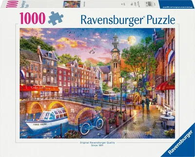 Image de Ravensburger 12000884 Puzzle Coucher de soleil Amsterdam 1000p 1000 pièces 12000884