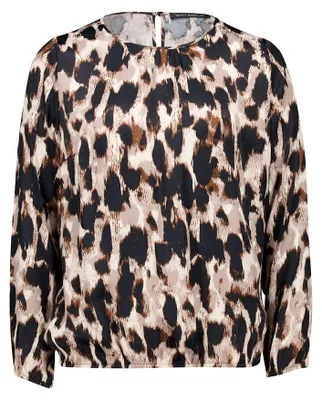Produktbild von Bluse Kurz 1/1 Arm 7898 Beige/Black Größe 40