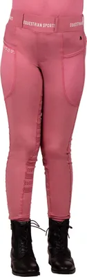 Produktbild von QHP Reithose Reitlegging Junior Kinder Jady Halbbesatz Desert rose FS/23, QHP_19_Gr.:128