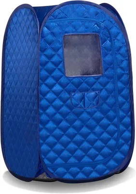 Produktbild von Famanu Saunatent Tragbare Sauna - Entspannung Zuhause - Inklappbares Design - 73 x 73 x 124 cm - Blau