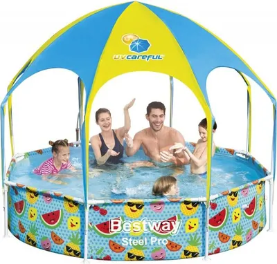 Immagine prodotto di BESTWAY Basen ze stela¿em 244x51cm daszek B56432