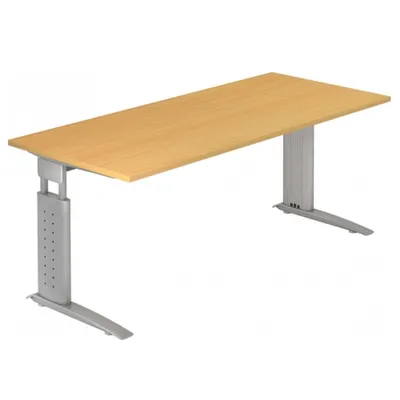 Immagine prodotto di HAMMERBACHER US19 höhenverstellbarer Schreibtisch buche rechteckig