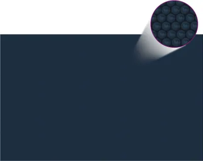Immagine prodotto di Pellicola Galleggiante Solare PE Piscina 800x500 cm Nero e Blu