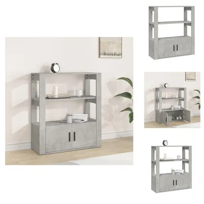 Produktbild von vidaXL Sideboard Betongrau 80x30x90 cm Holzwerkstoff -  Sideboards