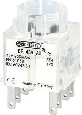 Image de Georg Schlegel Contacteur, 2Ö + 2S Contacteur B_439 Fiche plate 2,8 mm x 0,8 mm - 1 pièce