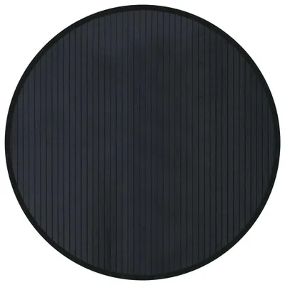 Obrázek produktu pro vidaXL Koberec Round Black 80 cm Bamboo