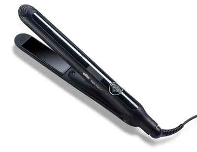 Produktbild von Braun Satin Hair 7 SensoCare ST780, Glätteisen, Warm, 120 °C, PTC-Keramikheizung, 30 s, Schwarz