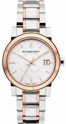 Productafbeelding van Burberry The City dameshorloge, zilver en goud