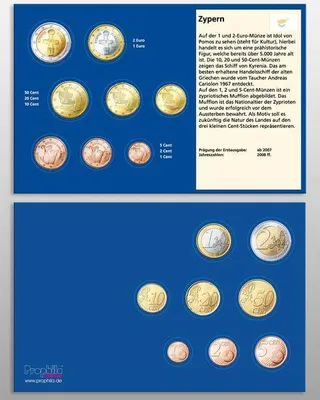 Produktbild von Prophila Collection Münz-Tablett Zypern