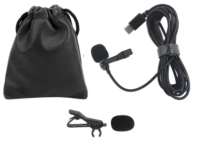 Obrázek produktu pro MOVINGMIC RLTC – živé vysílání z mobilního telefonu, klopový mikrofon, mikrofon pro nahrávání typu C