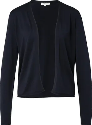 Produktbild von s.Oliver Damen Strickjacke Relaxed Fit Feinstrick Blau