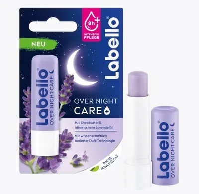 Produktbild von (Labello, Pflege für die Nacht, Lippenstift, 5,5ml
