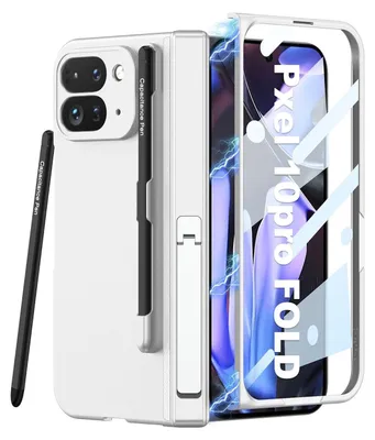Obrázek produktu pro Pro Google Pixel 10 Pro Fold GKK Magnetické celoplošné pouzdro s perem Silver