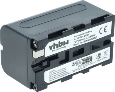 Produktbild von vhbw Akku Ersatz für Grundig BP-10, BP-9, BP-8 für Videokamera Camcorder (3600 mAh, 7,2 V, Li-Ion)
