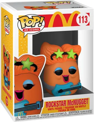 Produktbild von Mc Donalds - Rockstar McNugget 113 - Funko Pop! - Vinyl Figur