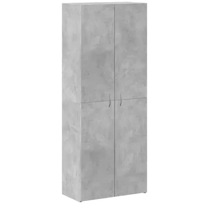 Produktbild von Aktenschrank Betongrau 60x32x153 cm Holzwerkstoff