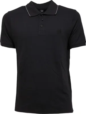 Obrázok produktu pre 0825AA OUTHERE čierne polo tričko Delave' pánske