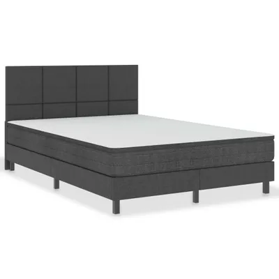 Obrázek produktu pro vidaXL Postel Boxspring Dark Grey Fabric 180x200 cm
