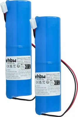 Produktbild von vhbw 2x Batterie Ersatz für Jablotron 2CR34615, BAT-80A-SAFT für Alarmanlage, Alarmsystem (12000 mAh, 6 V, Li-MnO2)
