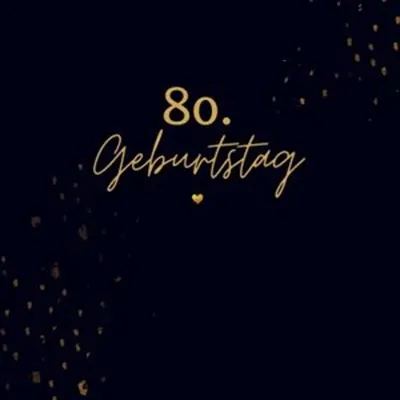Immagine prodotto di 80. Geburtstag- Gästebuch Blanko