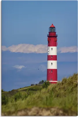 Produktbild von ARTland Leinwandbild Leuchtturm von Amrum Größe: 60x90 cm