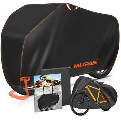 Image de Housse de protection pour vélo, imperméable, en tissu Oxford 210D, de couleur noire