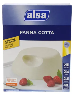Produktbild von Alsa Panna Cotta Pulver 520g – Cremiges Dessertpulver für 4-6 Portionen