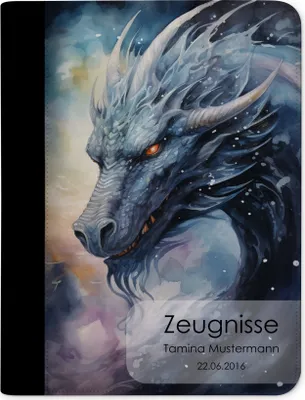 Produktbild von Zeugnismappe, Zeugnis Ordner A4, Drache