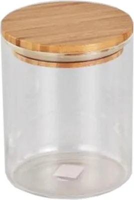 Produktbild von kugelbehälter. 0,65l Glas + Bambusdeckel
