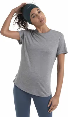 Image de Icebreaker Merino 125 Cool-lite Sphere Iii Kurzarm-t-shirt Grau M Frau Grau M