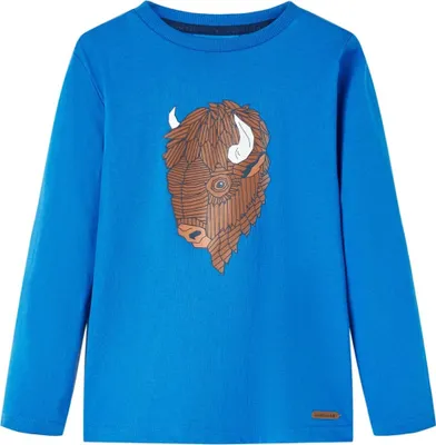 Produktbild von Kinder-Langarmshirt Kobaltblau 116