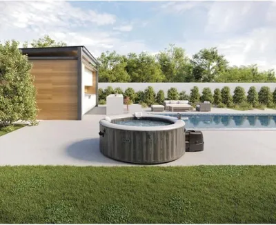 Image de Spa Gonflable INTEX Baltik, 4 Places, 196 x 196 x 71 cm, Carré, 28440NP