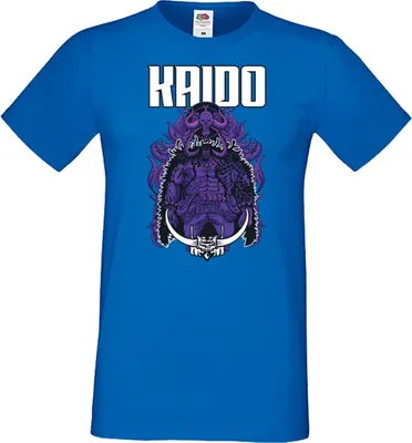 Produktbild von Herren T-Shirt Anime Manga One Manga Piece Anime Kaidou Kaidou, Man S / Blau