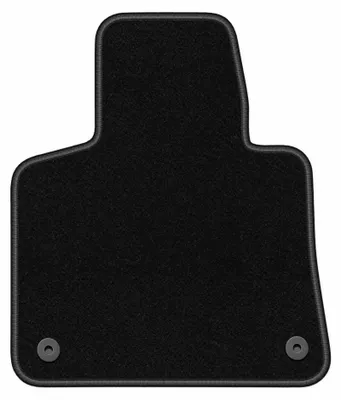 Immagine prodotto di Tappetino guidatore in moquette per Citroen C4 Grand Spacetourer 2013-2021 (7 posti) – 1 pezzo, nero, su misura – Wielganizator BASIC