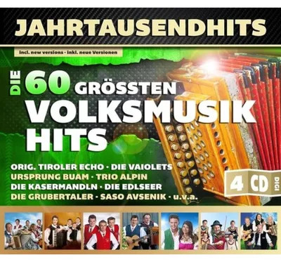 Zdjęcie produktu dla VolksmusikHits - Zbiór różnorodnych utworów na 4 płytach CD