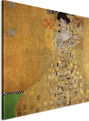 Produktbild von Italienischer Leinwand Leinwandbild - Adele Bloch-Bauer I 80x80 cm Reproduktionen l-G-10125-b-a