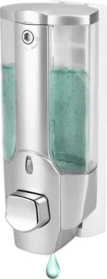 Produktbild von Wandmontierter Seifenspender - Flüssigshampoo - Seifenmaschine 300ML - Handdesinfektionsmittelspenderpumpe für Badezimmer & Küche