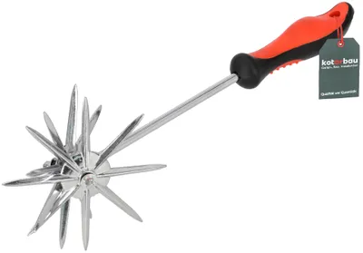 Produktbild von KOTARBAU® Sternfräse Gartenfräse Rotationskultivator manuell Kohlenstoffstahl 370 mm
