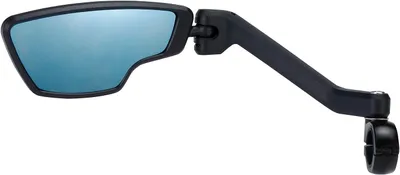 Productafbeelding van Fietsspiegel links - 19 tot 26 mm - Antiverblindend - Zwart