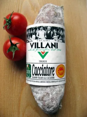 Produktbild von Salami Jägerart Cacciatore DOP Villani 155 gr.