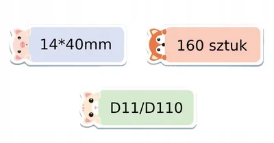 Immagine prodotto di nIIMBOT rotolo di etichette ANIMALS2 14*40mm 160pz.