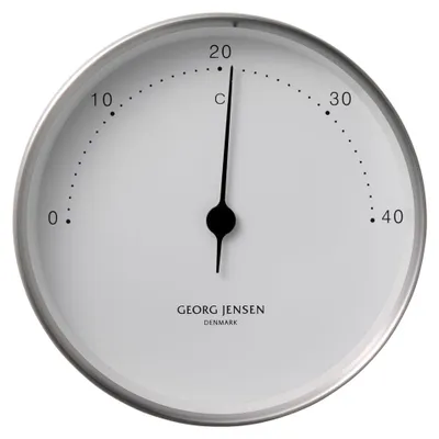 Immagine prodotto di Georg Jensen - Termometro KOPPEL 10 cm, acciaio inossidabile, quadrante bianco