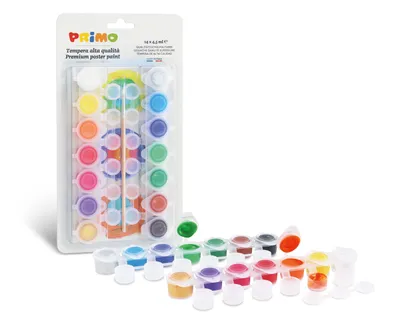 Immagine prodotto di PRIMO Colori a tempera 14 x 4,5 ml