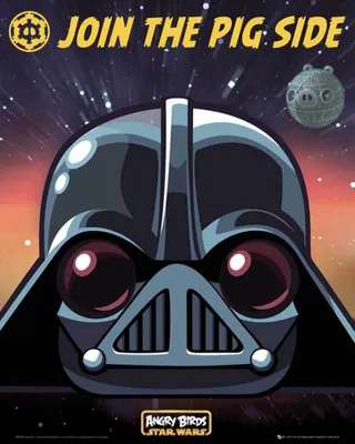 Immagine prodotto di Angry Birds - Mini poster - Star Wars - Vader + 1 poster 61x91,5 cm