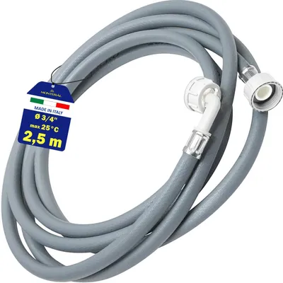 Zulaufschlauch 2,5 m für Waschmaschine & Spüler, 3/4 Zoll