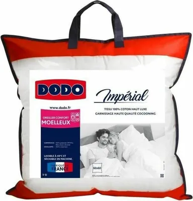 Produktbild von DODO Imperial flauschiges Kissen - 60 x 60 cm - Weiß