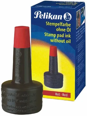 Produktbild von Pelikan - Stempelkinokalpelikan 4K Red | Flasche A 28 Milliliter | 10 Stück