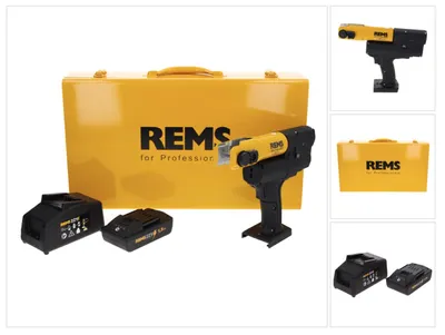 Produktbild von REMS Mini Press 22 V ACC Basic Pack Akku Radialpresse 21,6 V 22 kN ( 578010 R220 ) + 1x Akku 1,5 Ah + Ladegerät + Koffer