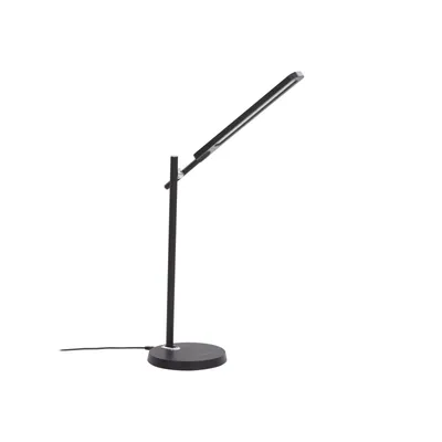 Produktbild von Lindby LED-Schreibtischleuchte Valtorin, schwarz, Kunststoff
